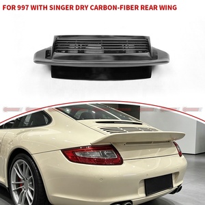 ปีกคาร์บอนไฟเบอร์แบบแห้งสำหรับ Porsche 911 997 อัพเกรดสไตล์ Sin ผลิตด้วย Autoclave Pre-Preg สปอยเลอร์หลัง ชุดแต่งแอโร อัพเกรด รับสั่งซื้อจำนวนมาก - Product Image 4