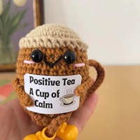 Vente en gros de créations artisanales au crochet en peluche, motifs crème glacée et gâteau, en textile personnalisé, pour le soutien émotionnel, décoratives, objets de collection et cadeaux pour la maison