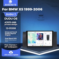 MEKEDE DUDUAUTO AUTO 2K Radio Multimedia con Pantalla Android 2 DIN FM WIFI BT 4G para BMW E39 E53 X5