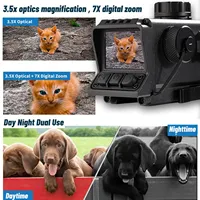 Lunette monoculaire de vision nocturne MS32 avec illuminateur infrarouge IR850 et télémètre pour la chasse