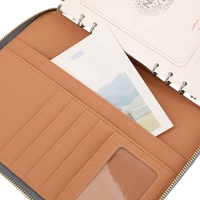 Cahier classique Journal taille A5 B5 noir marron gris cahier d'affaires à spirale avec poches