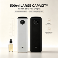 Diffuseur d'huiles essentielles commercial vertical sans eau, écologique, grande capacité 500 ml, avec télécommande