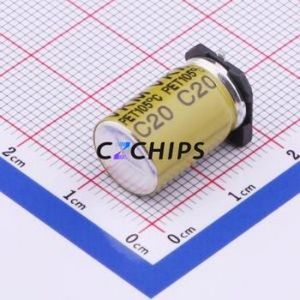 Condensador Electrolítico de Aluminio SMD VKME1651E102MV, D10xL16.5mm 1000uF 20% 25V 1.96A-100kHz - Product Image 2