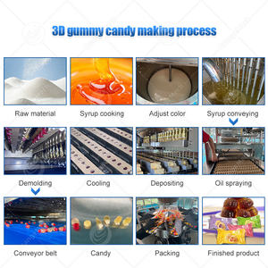 Máquina comercial ORME para hacer caramelos de gelatina de frutas, prensa de goma 3D, máquina de gomitas de doble color, línea completa - Product Image 3