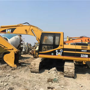 Excavadora Usada Caterpillar CAT 320B de 20 Toneladas, Excavadora de Cadenas Usada de Segunda Mano en Buenas Condiciones, Tractor en Stock para la Venta - Product Image 1