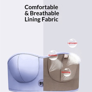Rechargeable smart breast <b>massager</b> heating massage bra for chest care and shaping - Product Image 2
