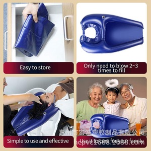 Lavabo Inflable de PVC, Portátil, Plegable, de Forma Irregular, para Uso Doméstico - Product Image 5