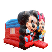 Château gonflable en PVC de qualité commerciale, jouets de location pour fêtes d'enfants, Minnie Mouse, Mickey Mouse, maison de rebond gonflable
