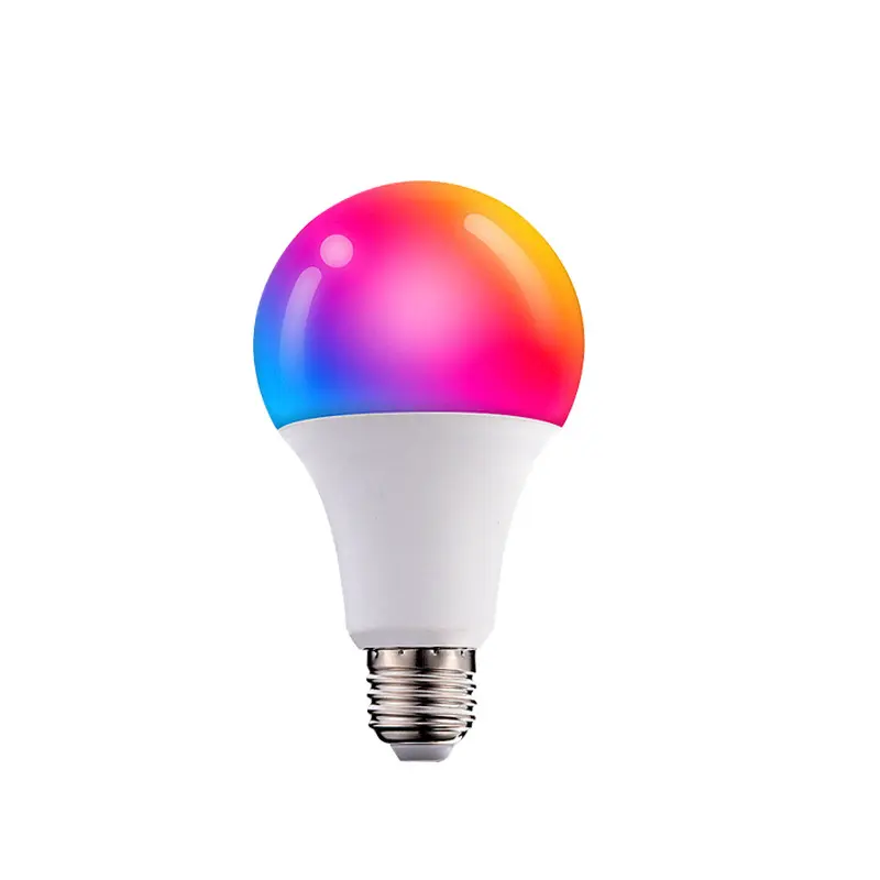 Fabrieksprijs Rgb Smart Lamp Dimbaar Rgb Multicolor E27 B22 9W Led Smart Lamp