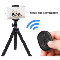 Télécommande sans fil pour perche à selfie à code roulant avec arrêt automatique, portée de 10 m pour la photographie sur téléphone portable