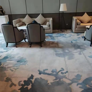 Alfombra de Lana Moderna de Lujo, Hecha a Mano, para Salas de Estar y Salas de Golf, Diseño de Pelo Alto Premium - Product Image 1