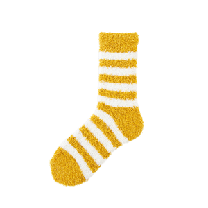 Offre Spéciale thermique rayé épais microfibre <span class=keywords><strong>hommes</strong></span> hiver flou sol moelleux mi Tube équipage chaussettes - Product Image 4