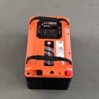 Batterie au phosphate de fer et de lithium LiFePO4 64V 50Ah/120Ah avec BMS intelligent intégré, puissante, à décharge élevée, durable pour tricycle électrique