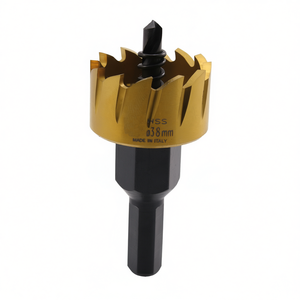 Lame de scie cloche HSS Ttake 38 mm, revêtement en titane, fabriquée en Italie - Product Image 2