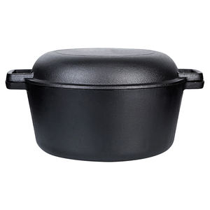 Casseroles <span class=keywords><strong>en</strong></span> <span class=keywords><strong>fonte</strong></span> fabriquées <span class=keywords><strong>en</strong></span> Chine pour le camping, four hollandais rond de grande capacité - Product Image 5