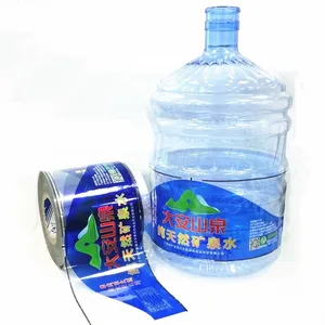 Customized Printing Super Large Size Bucket Label, Laser Foil Self Adhesive Transparent BOPP Label Sticker In Roll