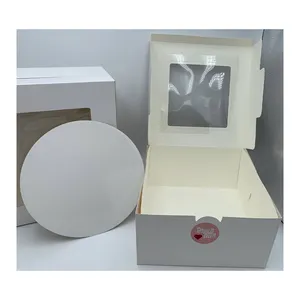 Precio barato Ecológico Reciclable Cartón Mini Cocina Hornear Pastel Caja Bandeja Tableros de papel