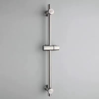 Support de douche coulissant en acier inoxydable FSH 304, réglable en hauteur et en angle, pour douchette, finition nickel, accessoires de robinetterie de salle de bain