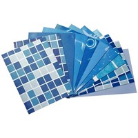 Bâches en PVC enduites durables de 1,0 à 1,5 mm, ignifuges et imperméables pour revêtement de piscine