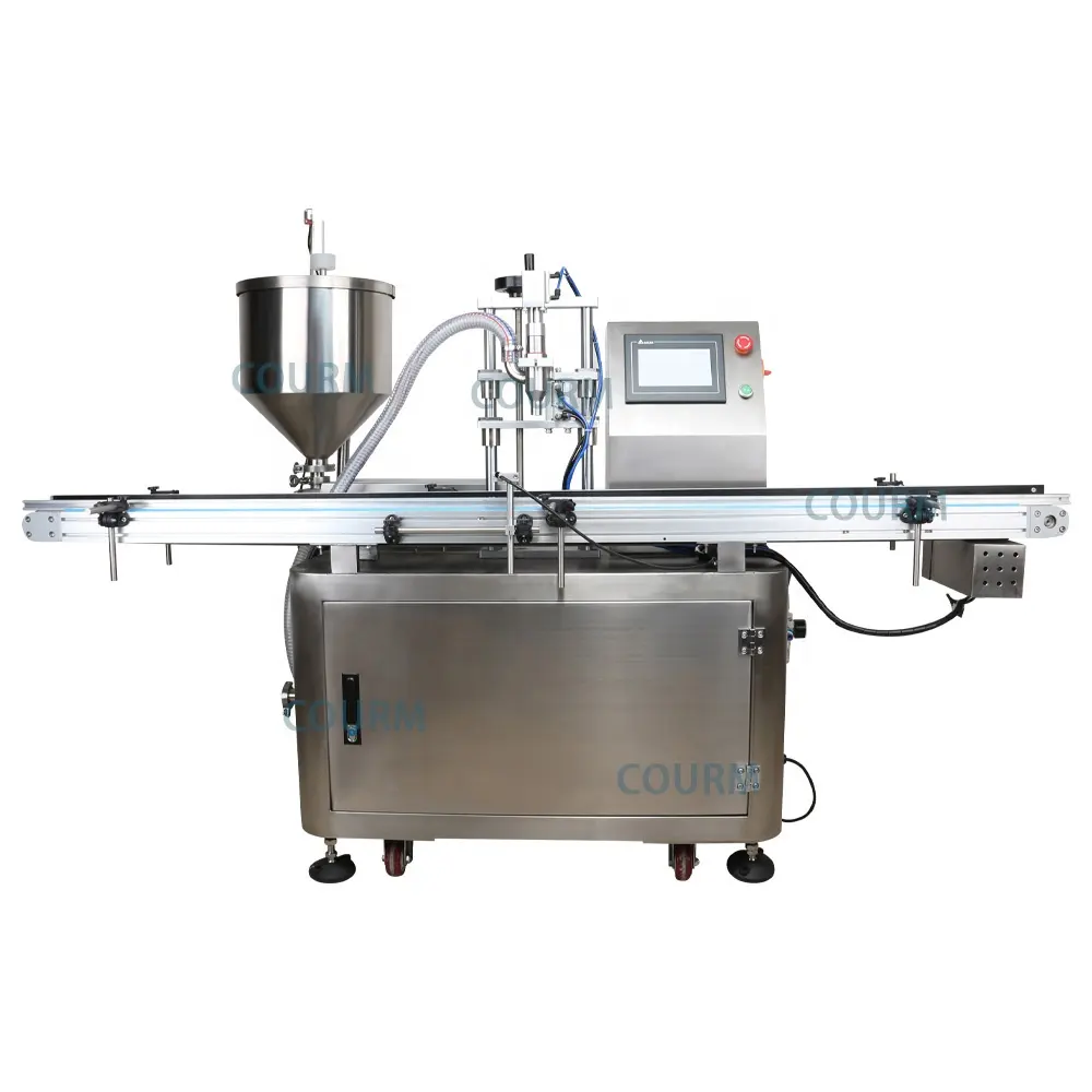 Máquina automática de llenado de línea de producción de aceite de aguacate, crema limpiadora de resina de aceite esencial de alta viscosidad