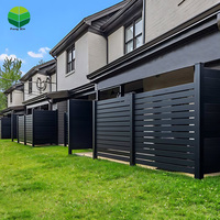 Clôtures décoratives d'extérieur de toutes sortes de tailles, clôtures et portails en aluminium pour maisons, vente en gros