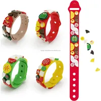 Xmas Kerstmis Band Dots Armband Kinderen Plastic Bouwsteen Baksteen Sets Speelgoed Brinquedo Legoinged Speelgoed Voor Meisjes