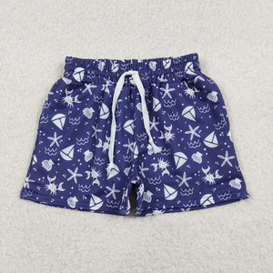 Short de bain bleu Ocean Fish pour garçon - Product Image 6