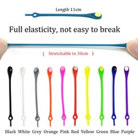 Silicone élastique paresseux coloré sans lacets pour enfants lacets de chaussures en Silicone de mise à niveau en caoutchouc pour baskets