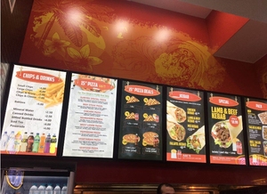 Caja de Luz LED Personalizada con Marco Negro, Caja de Luz para Menú de Restaurante, Letrero Publicitario Iluminado Ultrafino para Tienda de Comida Rápida - Product Image 3