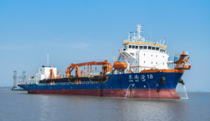 Hiệu suất cao trailing hút Phễu dredger CCS phê duyệt 8650M bùn Phễu Khối lượng 3km thổi khoảng cách động cơ hộp số - Product Image 4