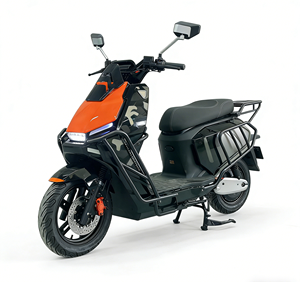 Scooter Eléctrico de Carga Pesada de 72V 2000W para Entrega de Alimentos con Barra Anticaídas Envolvente, Portaequipajes Trasero, Motocicleta Eléctrica para Adultos - Product Image 1