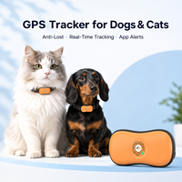 Localizador GPS para Mascotas Sin Suscripción, Mini, Resistente al Agua IP67, Portátil para Perros y Gatos con Seguimiento en Tiempo Real por PC