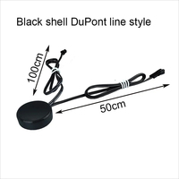 Interruptor Táctil IKSLED, Interruptor de Tecla Bistable, 3A 3V-24V 8mm, Plástico/PVC Negro, Rendimiento Estable, Personalizable para Uso en Hoteles
