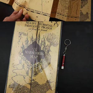 Mapa del Merodeador de Harry Potter, accesorio de película con huellas que aparecen - Product Image 5
