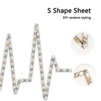 5M Étroit 6mm WS2812B DC 5V FPC S-Type 60 Leds/m SMD 5050 RGB Pixel IC Pliable Individuellement Adressable LED Bande Lumineuse Bande