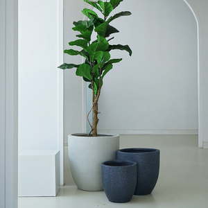 Vaso per Bonsai Grande <span class=keywords><strong>in</strong></span> Fibra di Vetro e <span class=keywords><strong>Cemento</strong></span> con Design Moderno e Foro di Drenaggio per Decorazione - Product Image 6