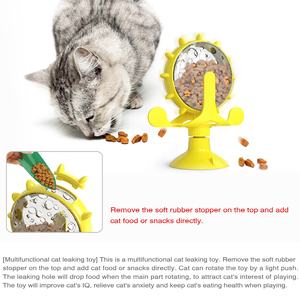 Интерактивная игрушка для медленных кормушек для котят, маленьких собак, щенков, лакомства с протекающей вращающееся колесо, забавная коробка, аксессуары для упаковки кошек - Product Image 6