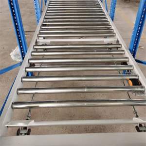 Estantería de palés en vivo FIFO dinámica de gama alta Almacenamiento en frío Estantes de protección contra la corrosión de rodillos de acero resistente - Product Image 6