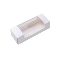 Boîte cadeau de luxe moderne en carton compostable écologique avec logo personnalisé, qualité alimentaire, pour biscuits, gâteaux et pâtisseries, vente en gros