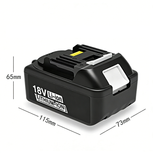 Para paquetes de baterías de litio <span class=keywords><strong>Makita</strong></span> de 18 V BL1860B, paquete de baterías recargables de 6.0 Ah, compatible con <span class=keywords><strong>Makita</strong></span> BL1850 BL1840 BL1830 - Product Image 2