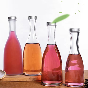 Bouteille de jus élégante à col étroit 100ml 300ml 375ml 500ml <span class=keywords><strong>avec</strong></span> une forme unique pour une présentation exquise des boissons - Product Image 1