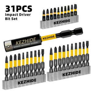Kezhide Impact <b>Driver</b> Bit <b>Set</b> 31Pcs S2 Steel 1/4 In For Home Maintenance - Product Image 1