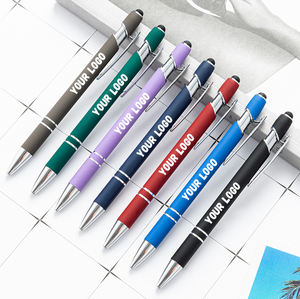 Penna a Sfera Promozionale Personalizzata con Logo Aziendale, Penna Touch con Logo, Penna a Sfera Soft Touch per Workshop - Product Image 3