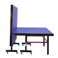 Table de ping-pong professionnelle d'extérieur SMC de 15 mm, résistante aux intempéries, avec roues, structure métallique durable pour parcs et clubs