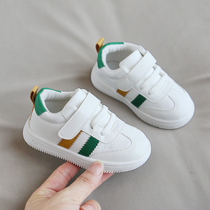 흰색 스니커즈 남아 여아 소프트 솔 아기 워킹 슈즈 - Product Image 5