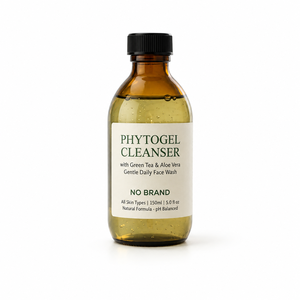 Limpiador Facial Phytogel Sin Marca 150ml, Lavado Facial Diario Suave con Té Verde y Aloe Vera, Sin Perfume, Limpieza Profunda para Todo Tipo de Piel - Product Image 1