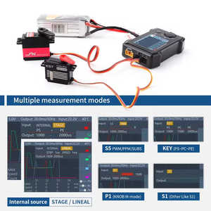 Toolkitrc ST8 8CH 100W 2A 2.4 TFT 7-28V 8-Channel Servo Integrated Tester 4 Independent Interface PWM/PPM/SBUS Signal Test - Product Image 6