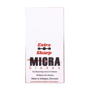 100 Piezas/caja de Herramientas para Uñas, Cuchillas para Pedicura, Cuchillas de Acero Inoxidable de Doble Filo para Eliminar Callos, Cuchillas de Afeitar MICRA - Product Image 5