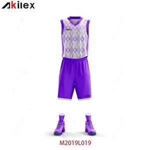 Custom wholesale basketball team cut&sewn 100% polyester fabric basketball uniform design