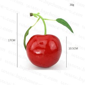 Fruta Artificial de Gran Tamaño, Cereza Falsa Realista, Fruta Decorativa para Instalaciones Artísticas y Decoración de Centros de Mesa Navideños - Product Image 2